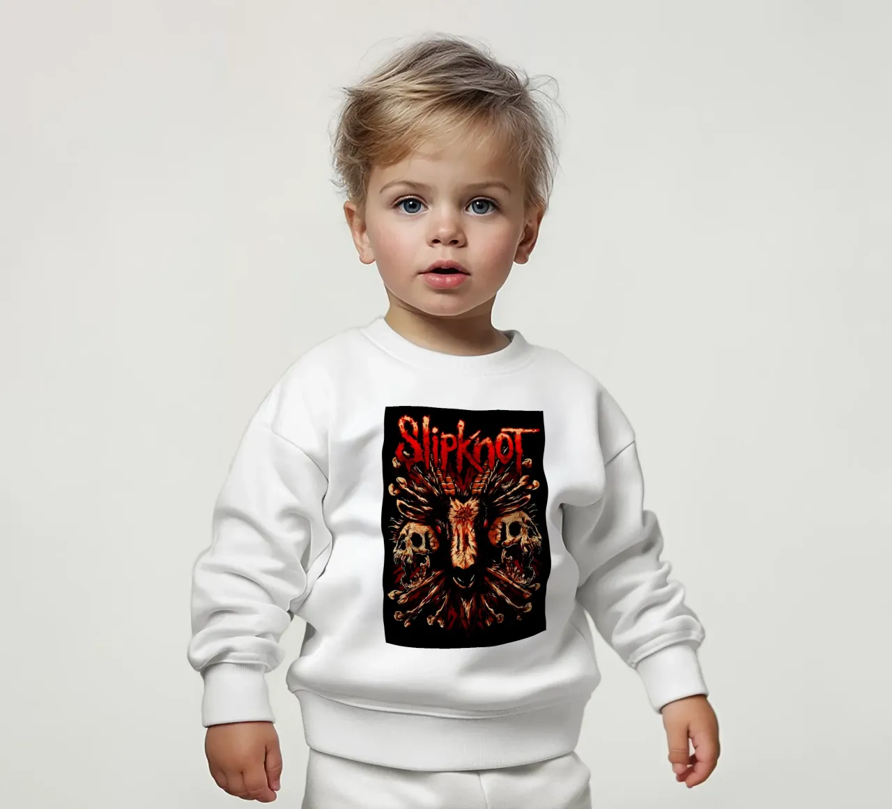 Skull And Goat Slipknot Poster felpa neonato da TEMONSEOL
