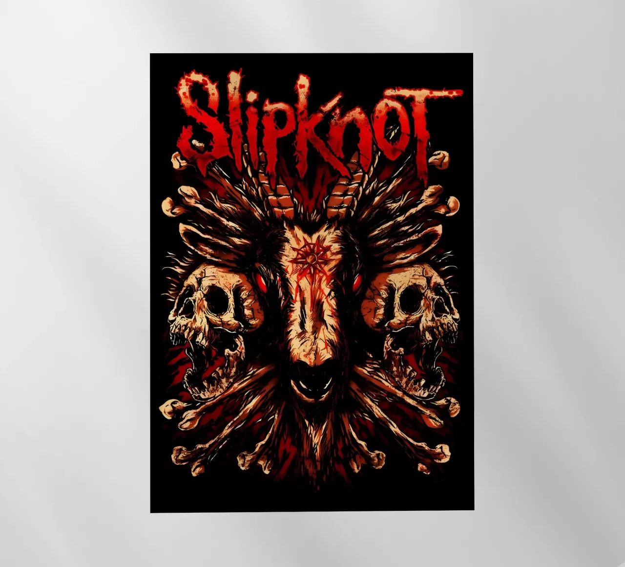Skull And Goat Slipknot Poster pellicola backlit da TEMONSEOL