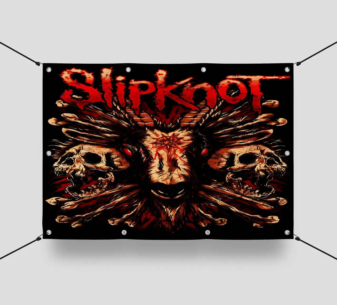 Skull And Goat Slipknot Poster telo in pvc da TEMONSEOL