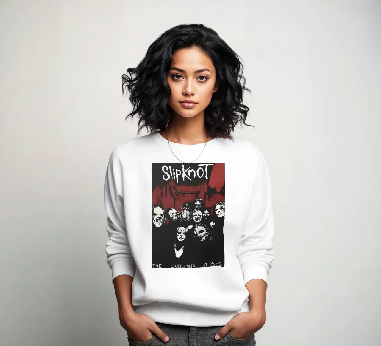 The Subliminal Verses Slipknot Stlye Poster felpa da TEMONSEOL