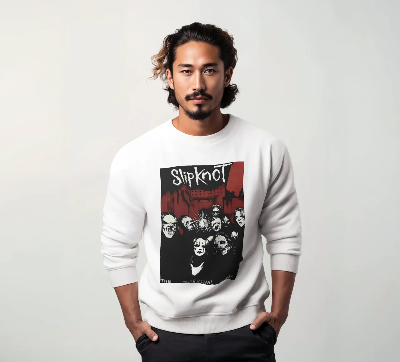 The Subliminal Verses Slipknot Stlye Poster felpa da TEMONSEOL