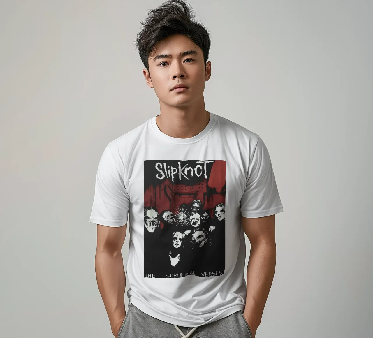 The Subliminal Verses Slipknot Stlye Poster t-shirt da TEMONSEOL