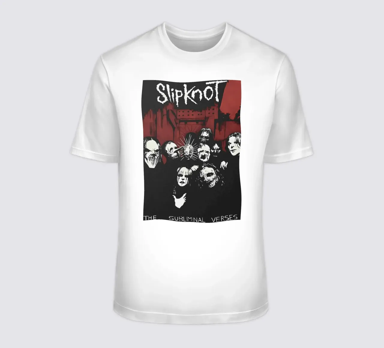 The Subliminal Verses Slipknot Stlye Poster t-shirt da TEMONSEOL