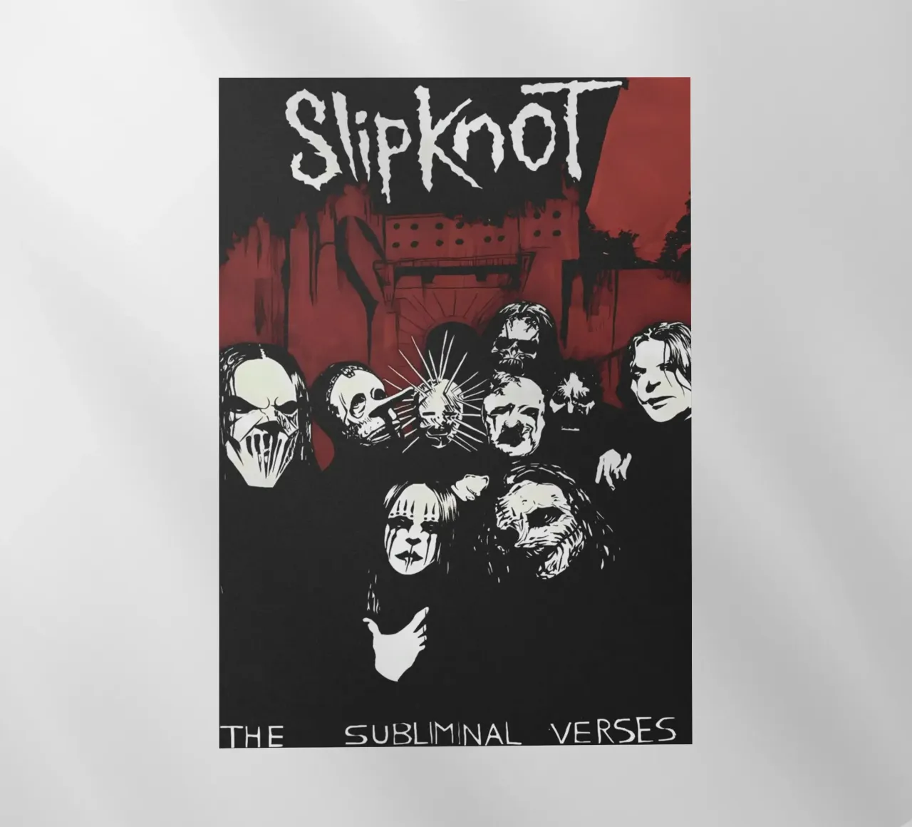 The Subliminal Verses Slipknot Stlye Poster pellicola backlit da TEMONSEOL