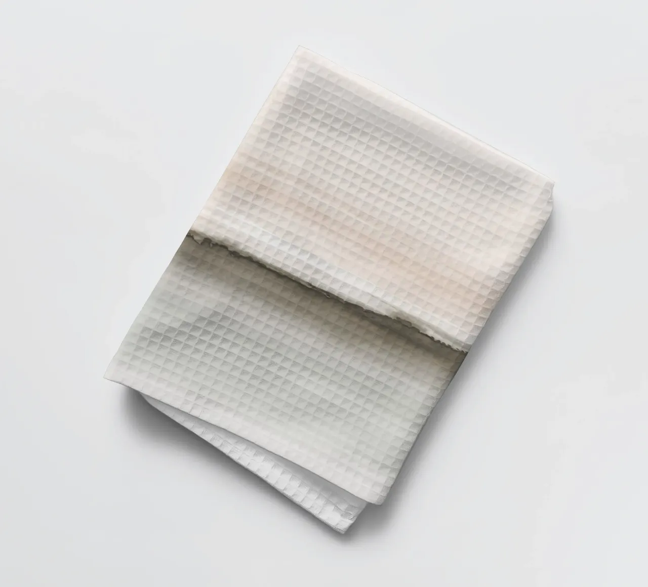 Paysage minimaliste dans des tons de terre doux torchon de NouveauPrints