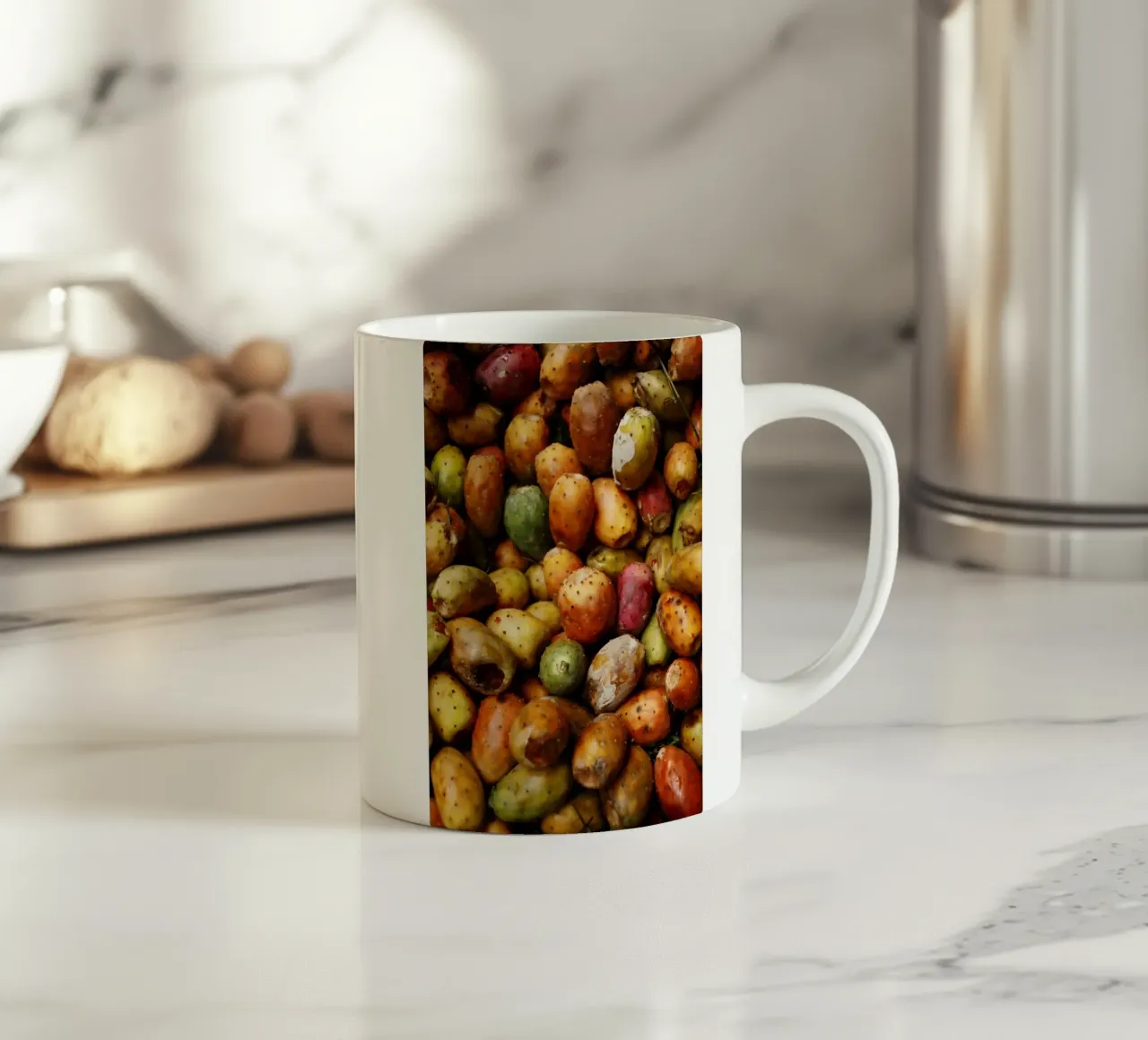Frutti di cactus a Cusco (Perù) tazza in ceramica da Simon Koy