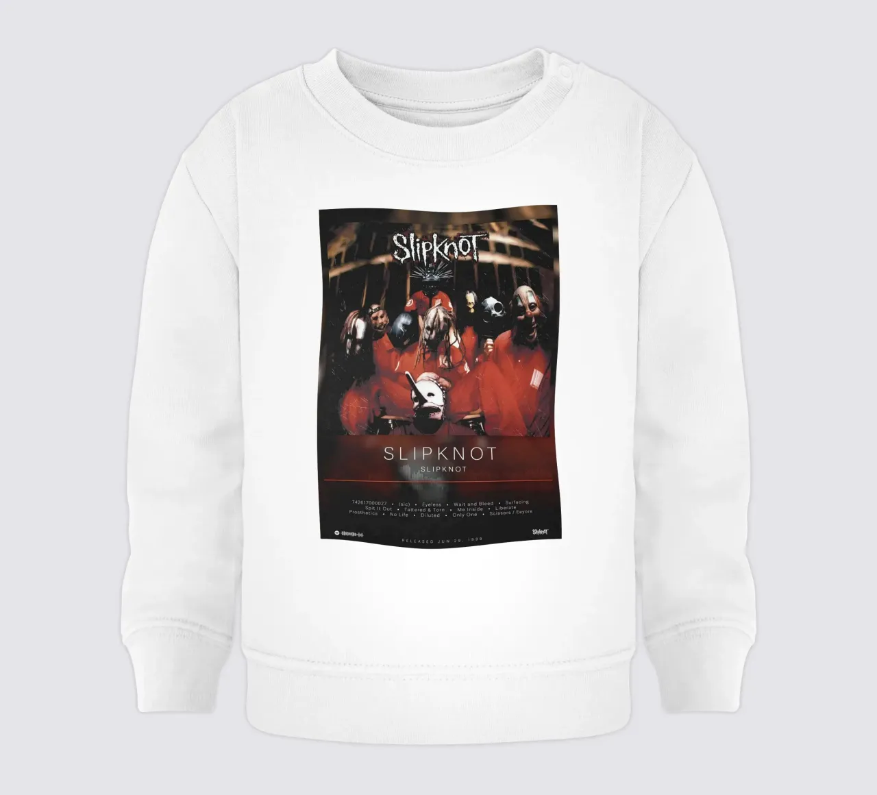 Minimalist Album Slipknot Concert felpa neonato da TEMONSEOL