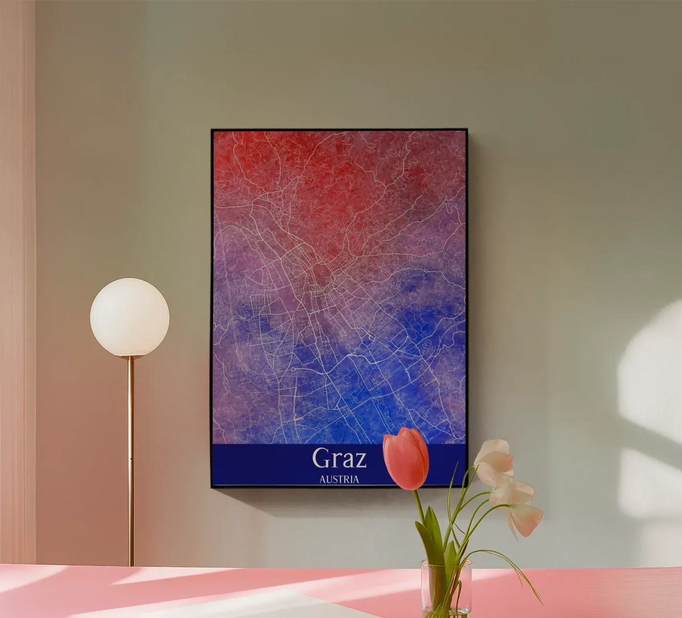 Graz AUSTRIA acryl van WorldPrint