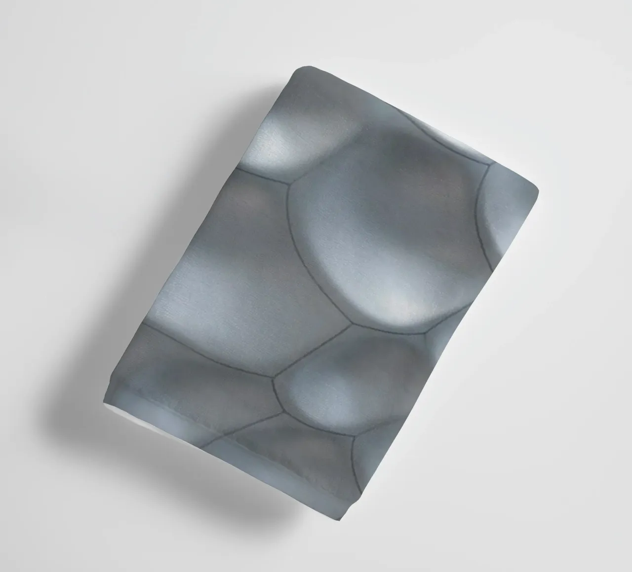 Ovali bianchi scintillanti: Una parete biomorfa astratta in 3D asciugamano da bagno da Artistic-shop