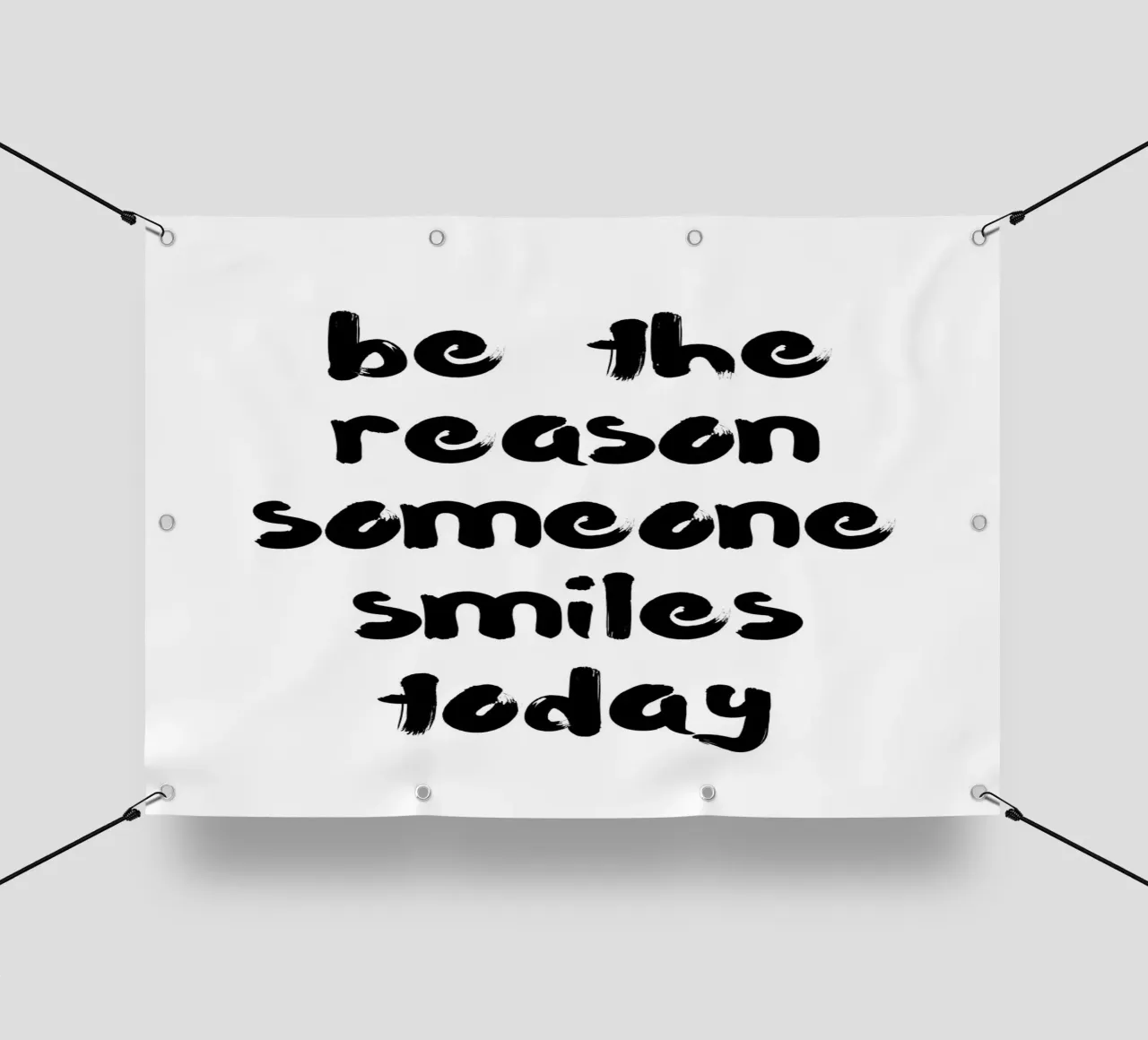 Be the reason someone smiles today telo in pvc da PinkCandyWalls