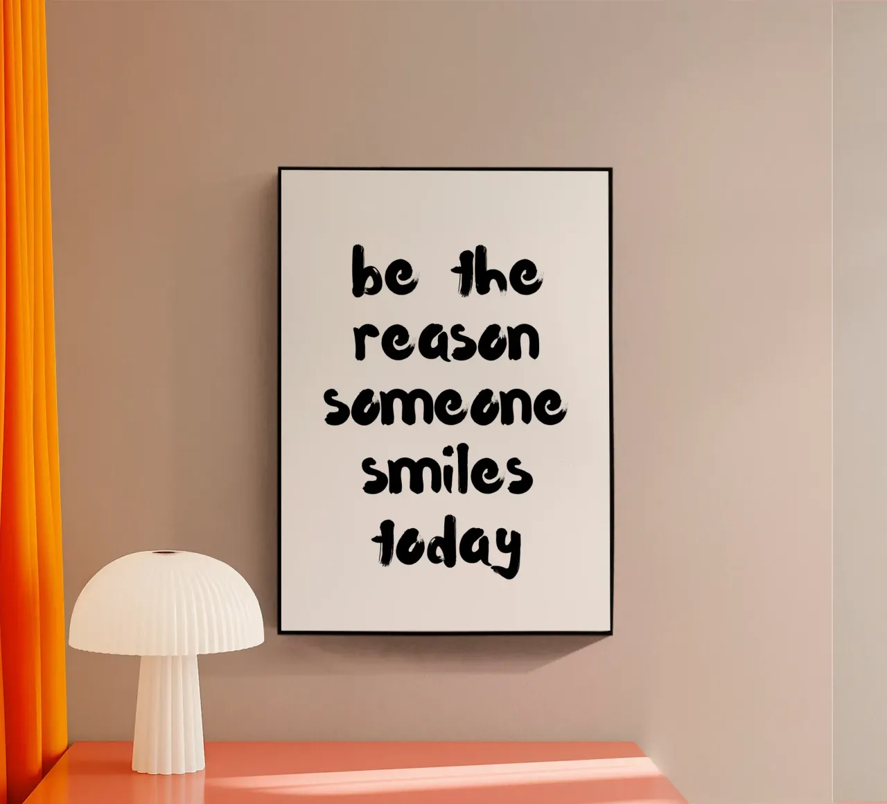 Be the reason someone smiles today plexiglass da PinkCandyWalls
