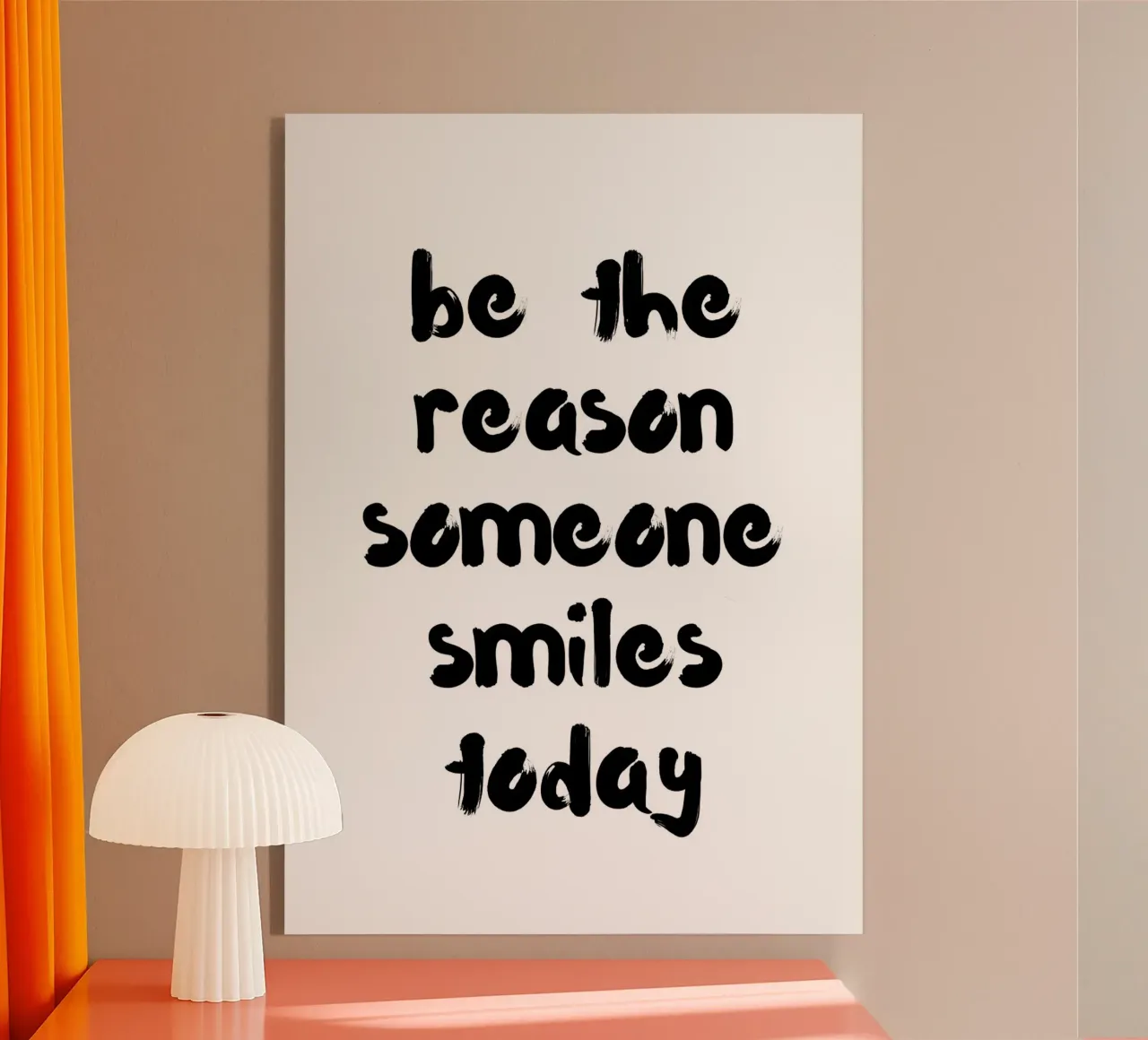 Be the reason someone smiles today plexiglass da PinkCandyWalls