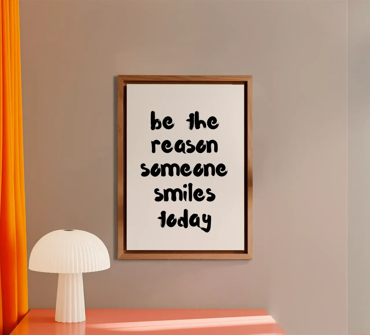 Be the reason someone smiles today alluminio dibond da PinkCandyWalls