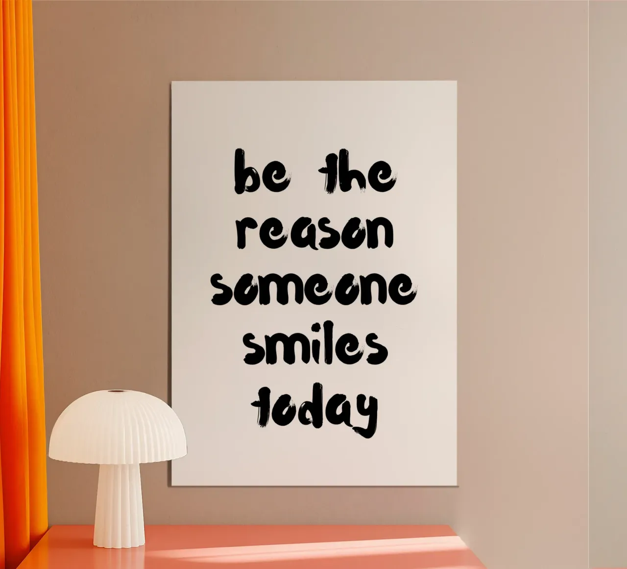 Be the reason someone smiles today alluminio dibond da PinkCandyWalls