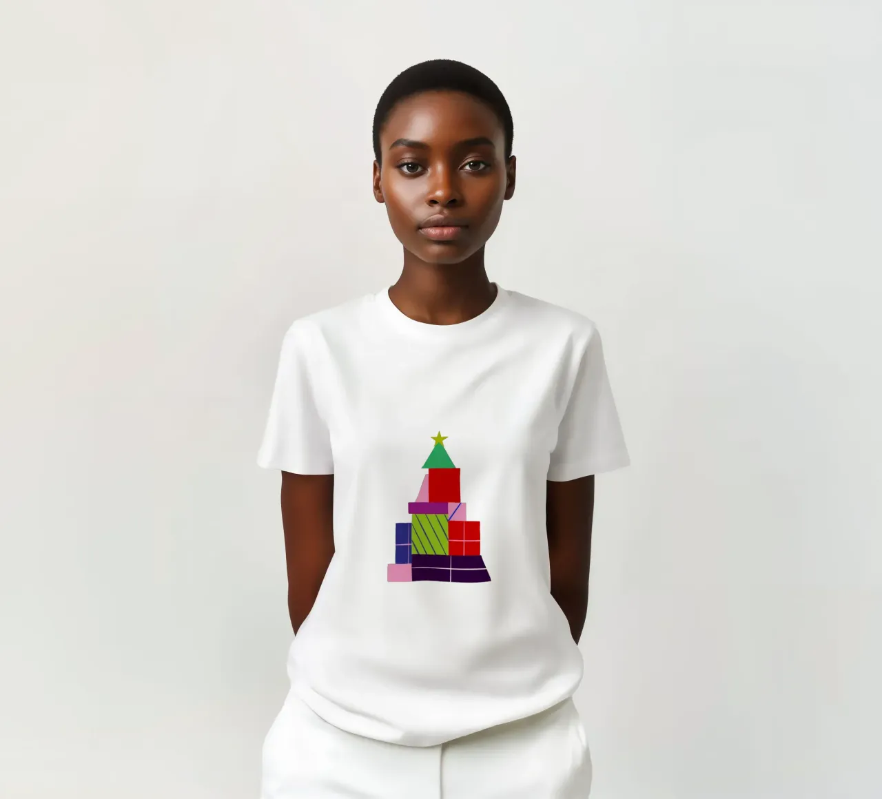 Geschenkebaum grafisch t-shirt da Sophie Augustin Illustration