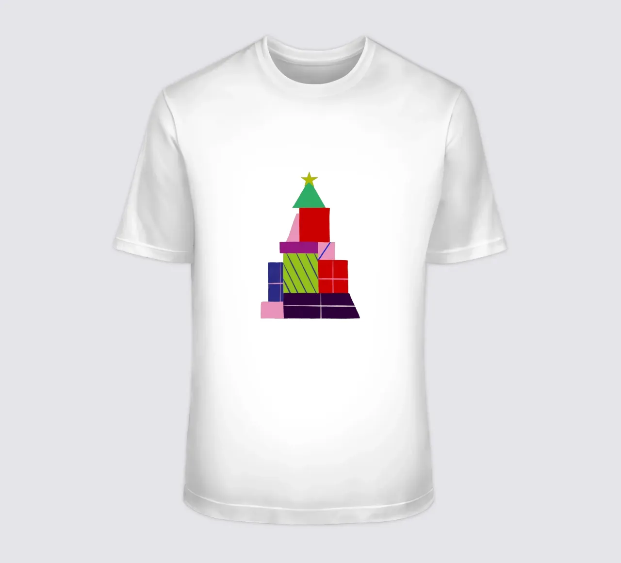 Geschenkebaum grafisch t-shirt da Sophie Augustin Illustration