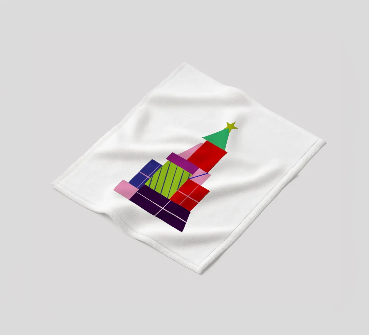 Geschenkebaum grafisch coperta in pile da Sophie Augustin Illustration