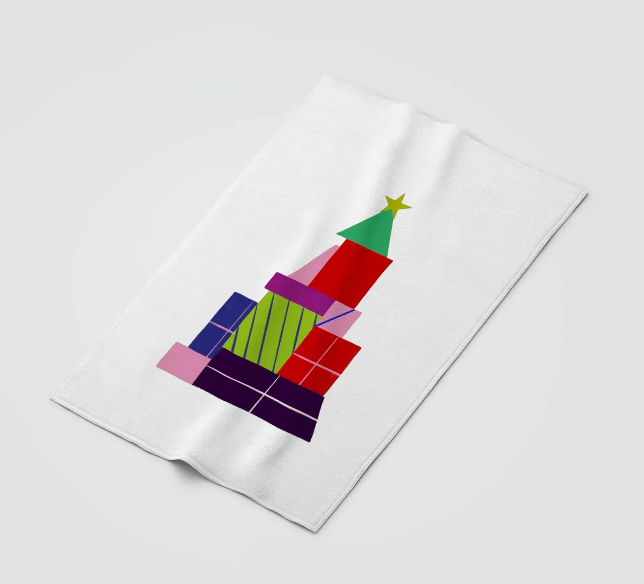 Geschenkebaum grafisch coperta in pile da Sophie Augustin Illustration