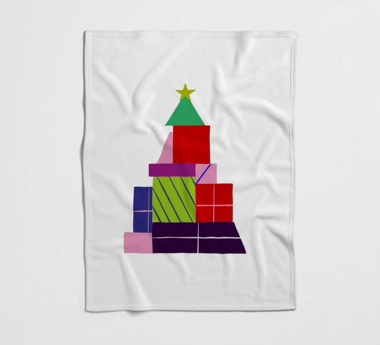 Geschenkebaum grafisch coperta in pile da Sophie Augustin Illustration