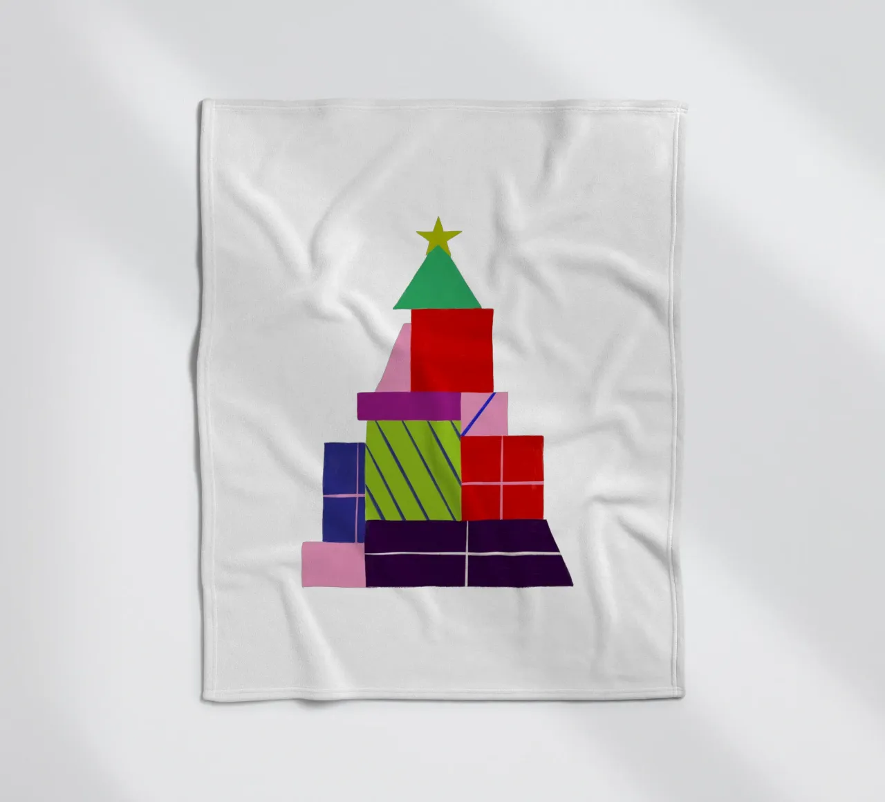 Geschenkebaum grafisch coperta in pile da Sophie Augustin Illustration