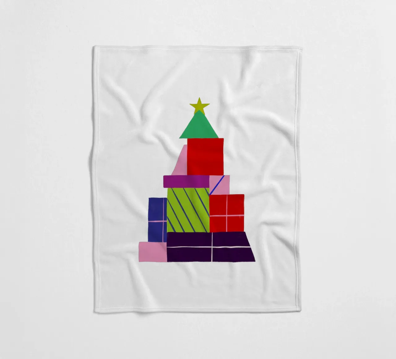 Geschenkebaum grafisch coperta in pile da Sophie Augustin Illustration