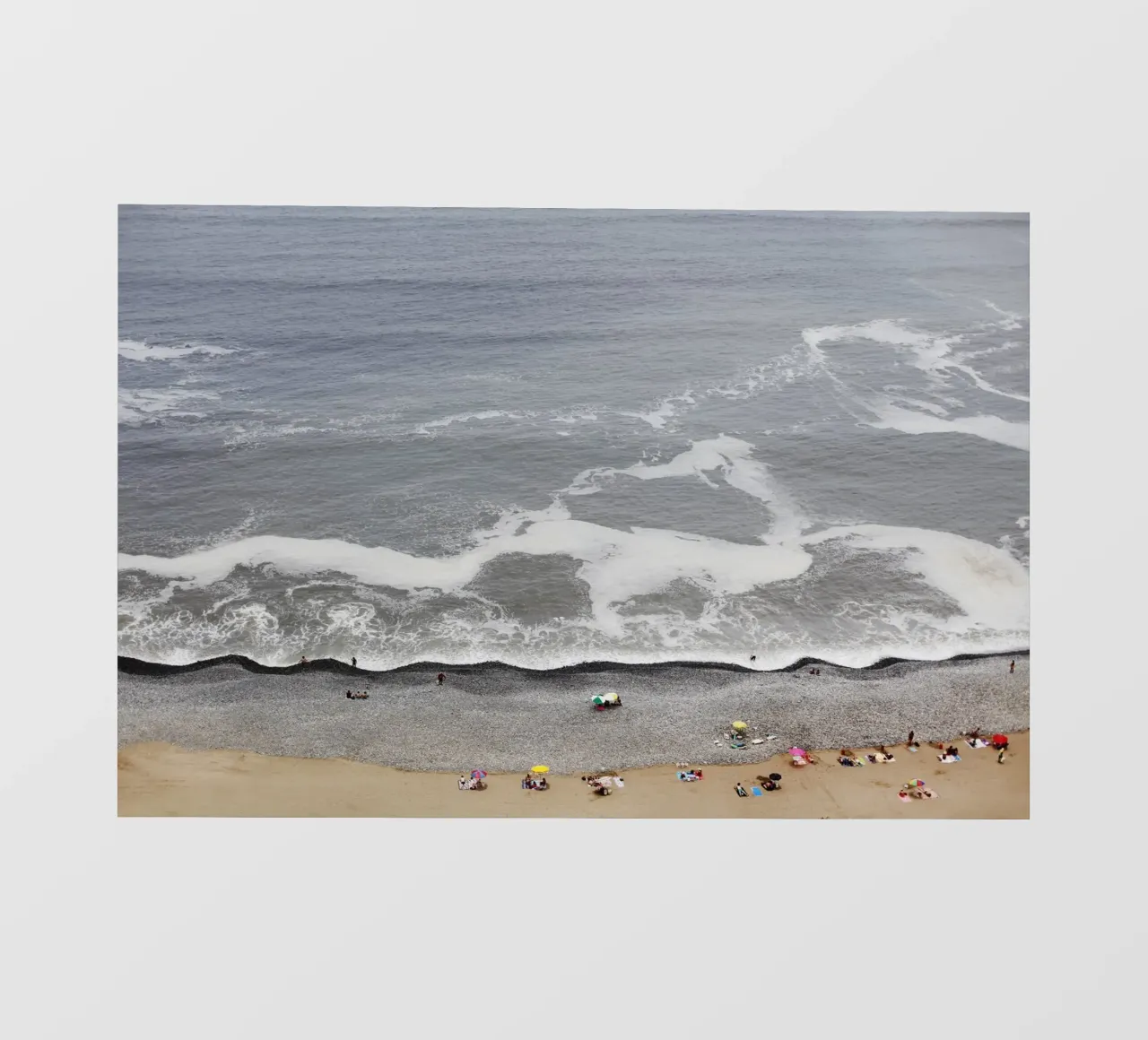 Spiaggia di Millaflorres - Lima (Perù) telo in pvc da Simon Koy