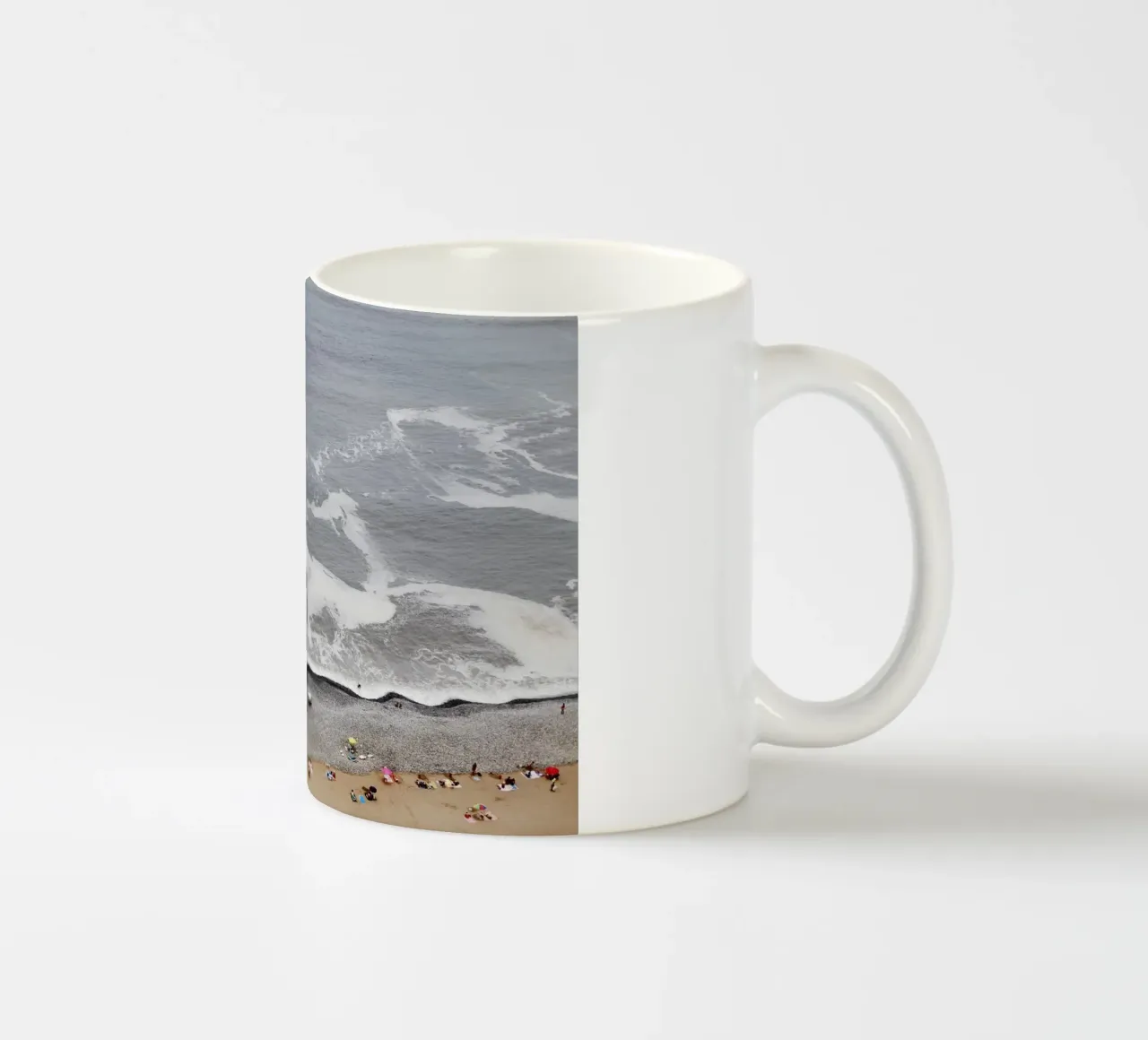 Spiaggia di Millaflorres - Lima (Perù) tazza in ceramica da Simon Koy