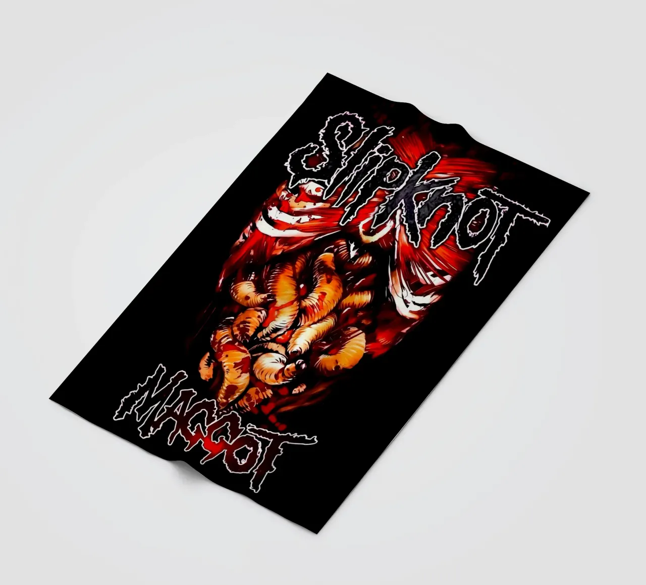 Maggot Version Slipknot Poster coperta in pile da TEMONSEOL