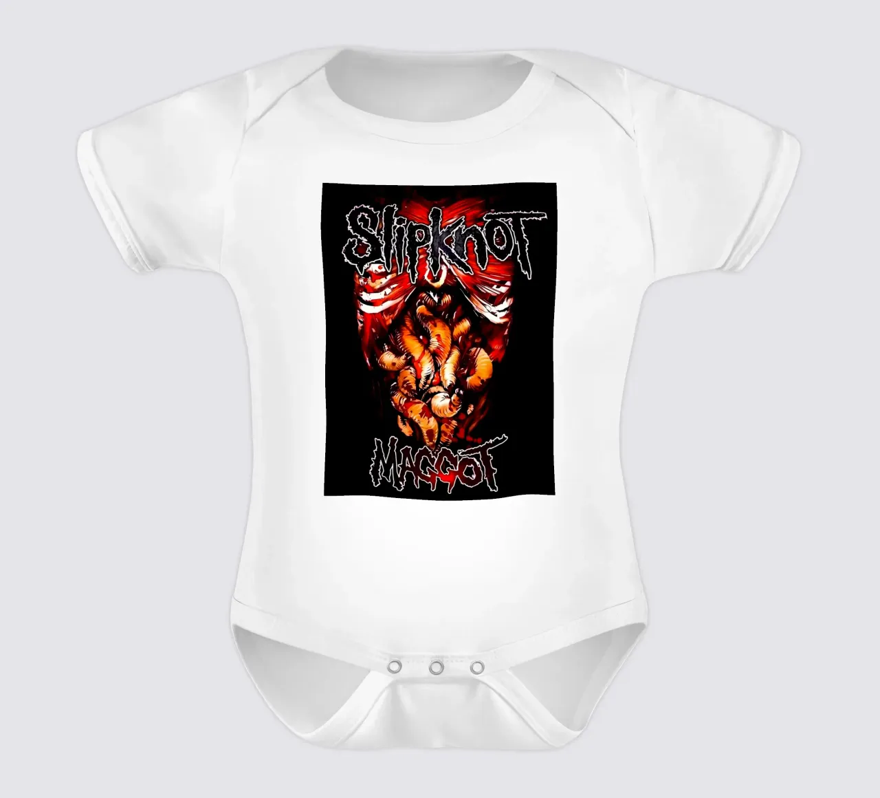 Maggot Version Slipknot Poster body neonato maniche corte da TEMONSEOL