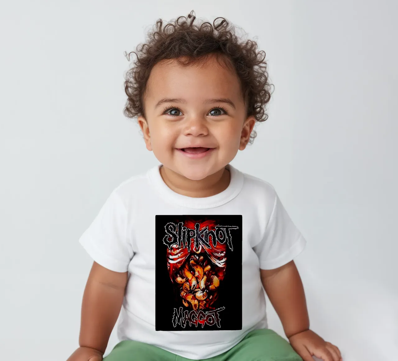 Maggot Version Slipknot Poster maglietta neonato da TEMONSEOL