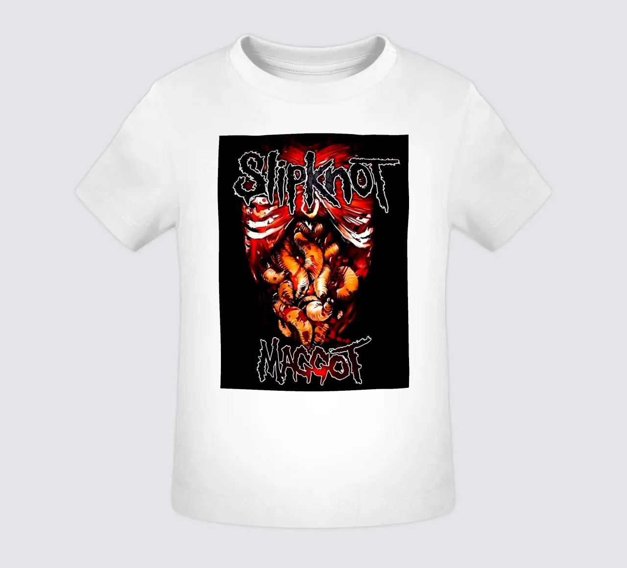 Maggot Version Slipknot Poster maglietta neonato da TEMONSEOL