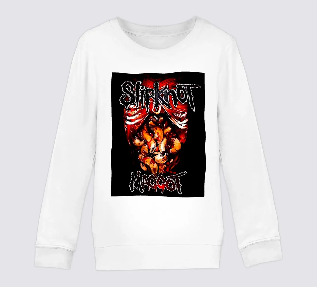 Maggot Version Slipknot Poster felpa bambino da TEMONSEOL