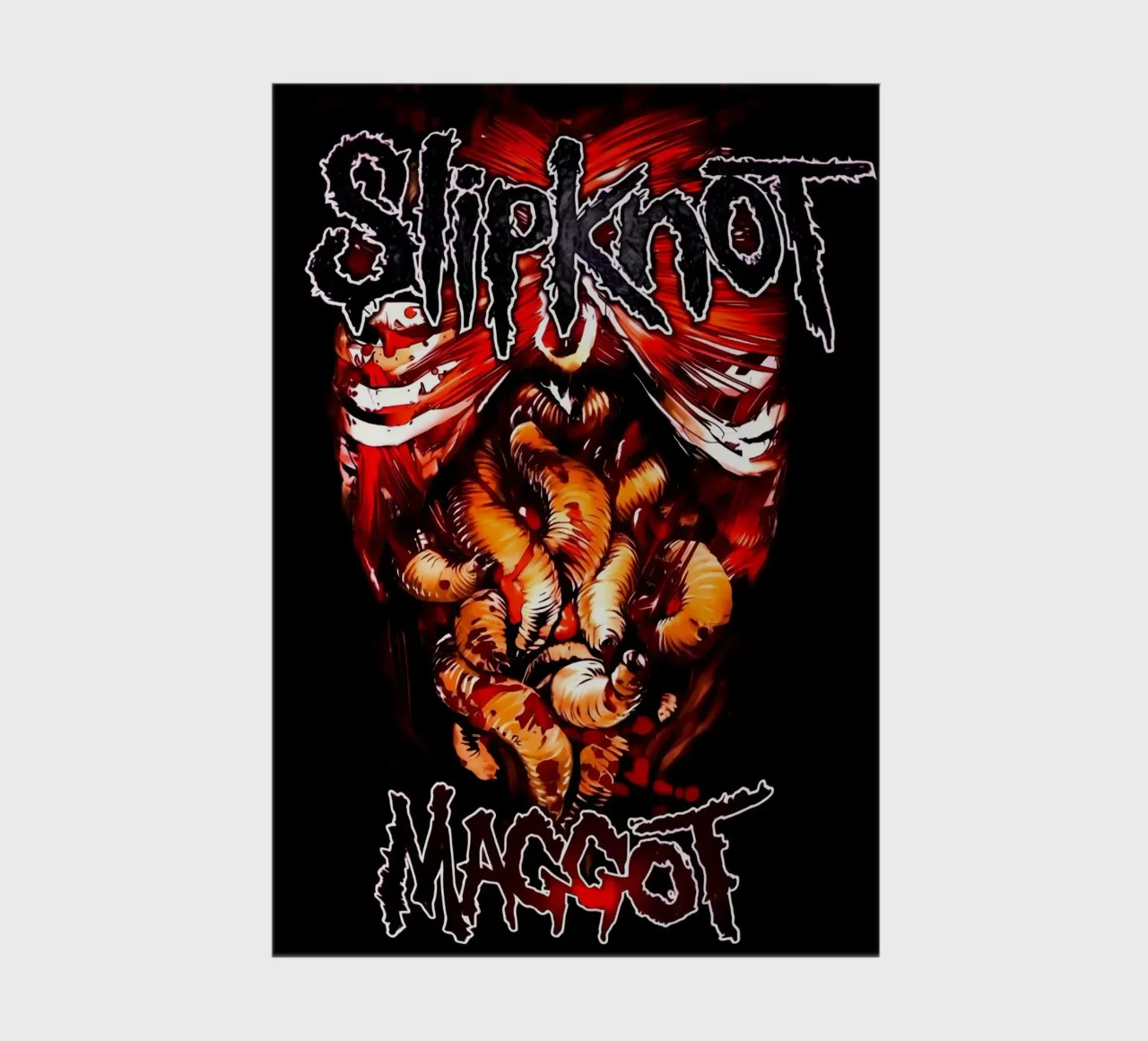 Maggot Version Slipknot Poster notebook by TEMONSEOL