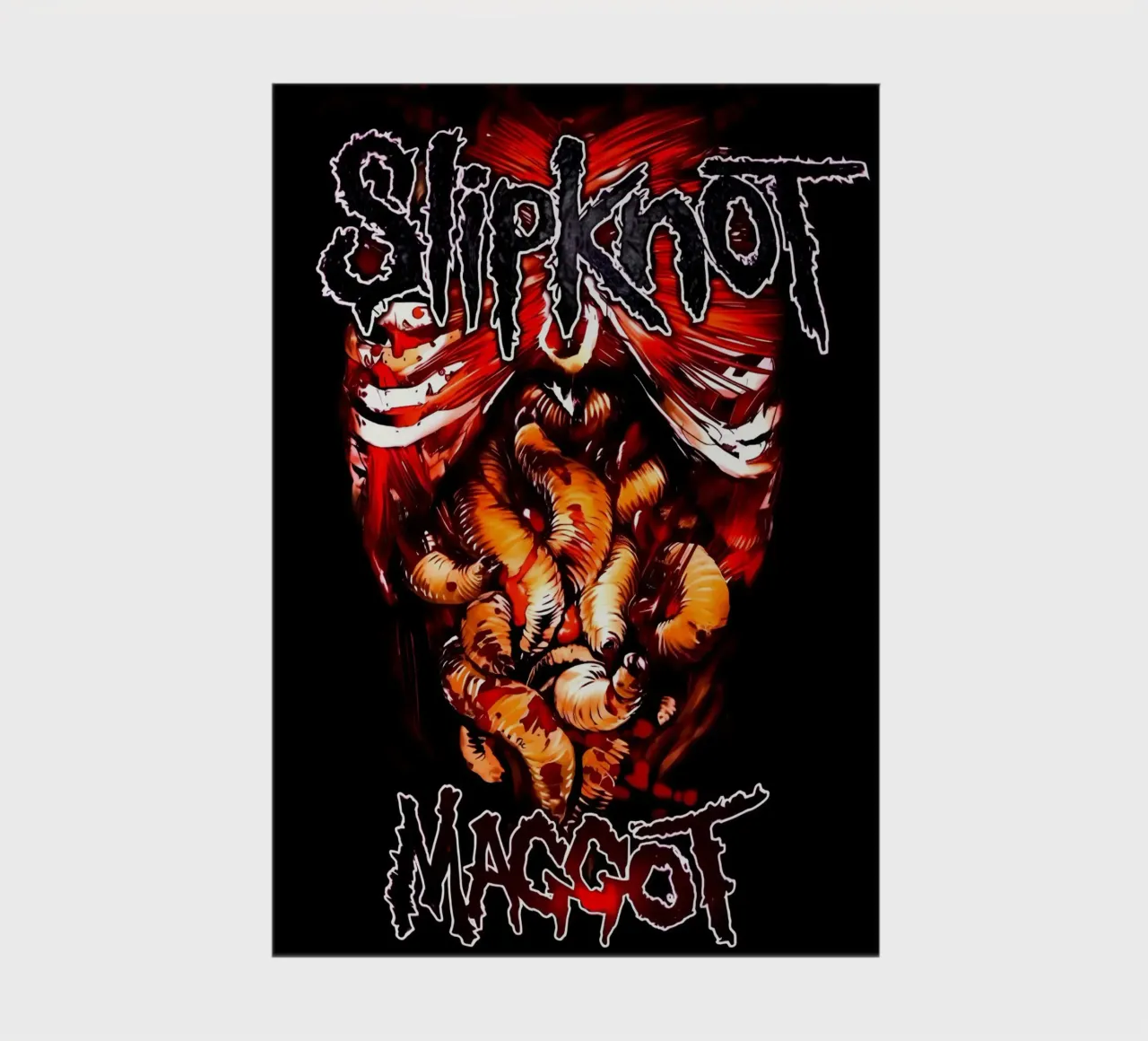 Maggot Version Slipknot Poster notebook by TEMONSEOL