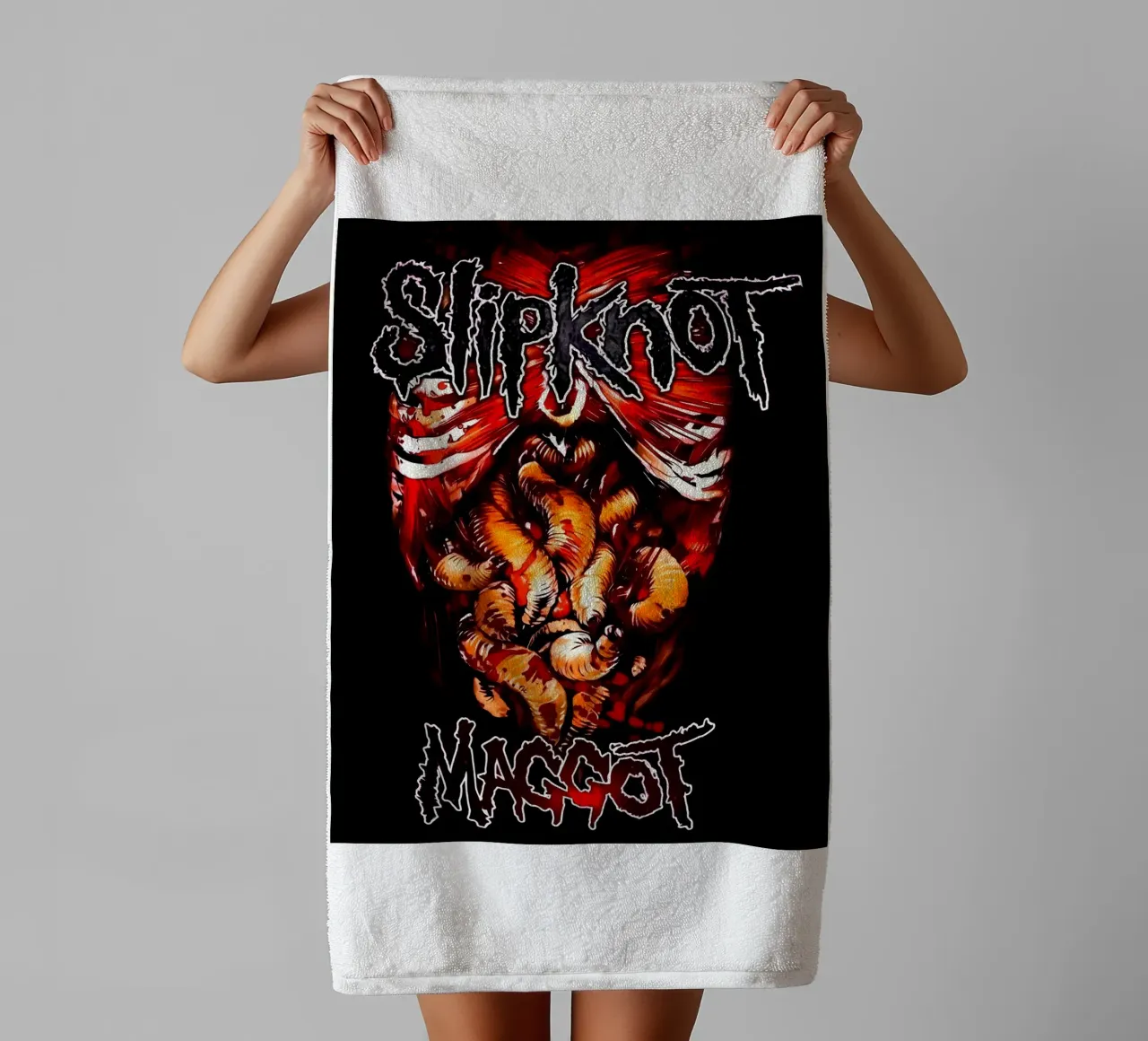 Maggot Version Slipknot Poster asciugamano da bagno da TEMONSEOL