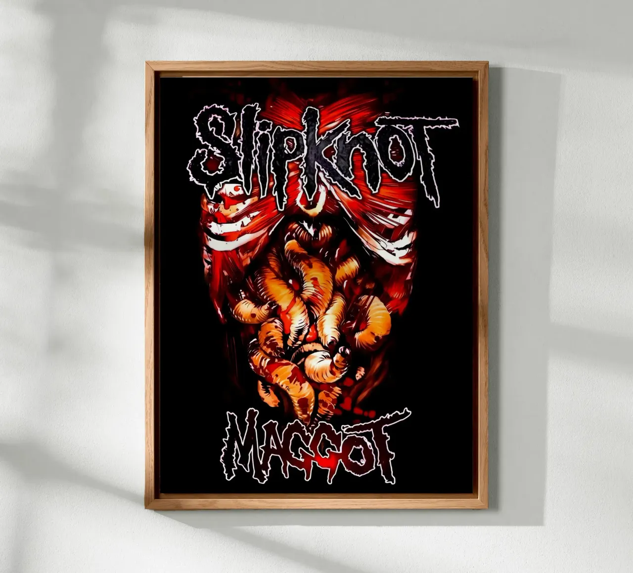 Maggot Version Slipknot Poster alluminio dibond da TEMONSEOL