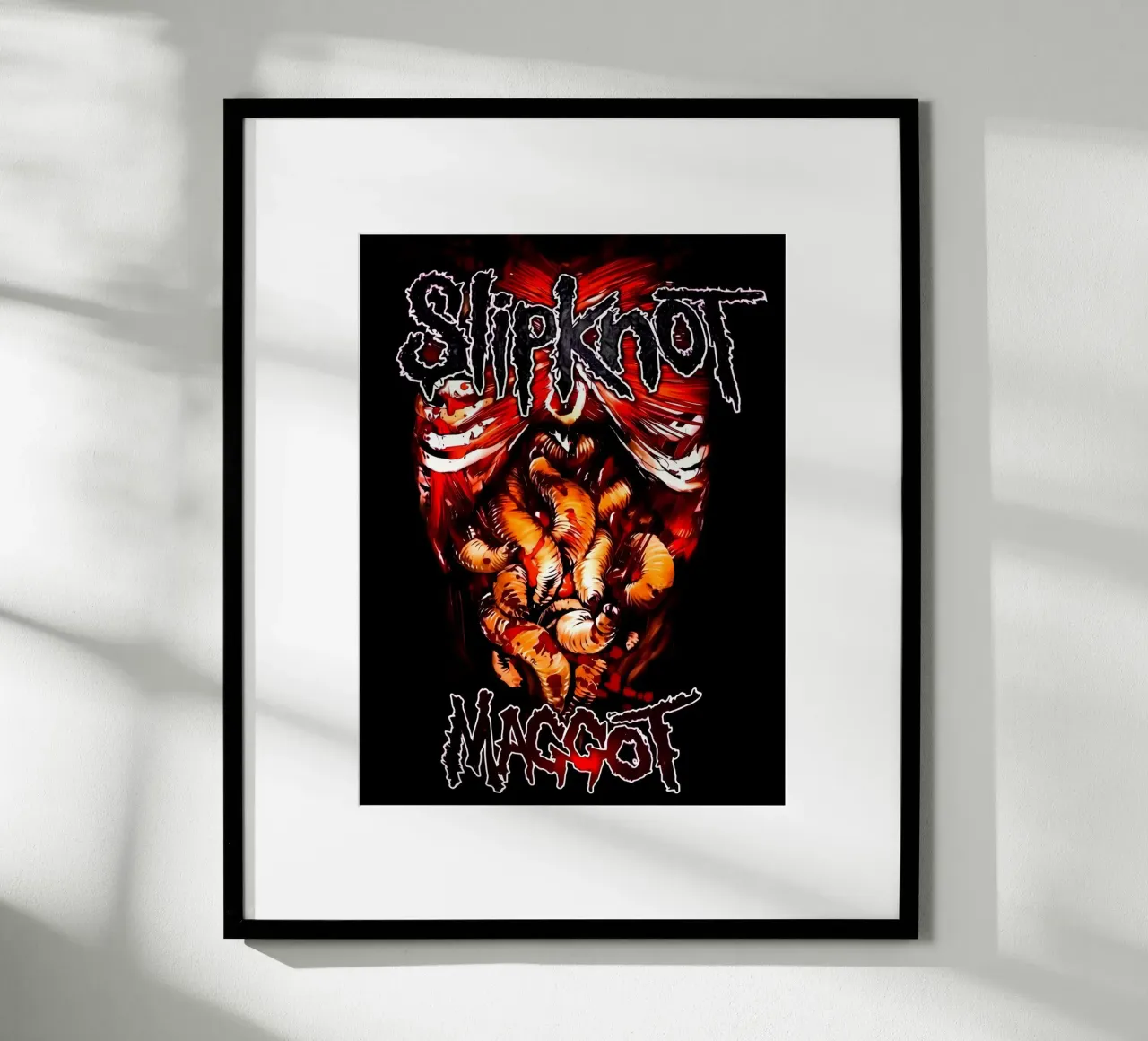 Maggot Version Slipknot Poster carta hahnemühle da TEMONSEOL