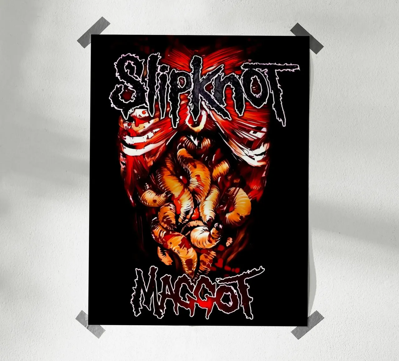 Maggot Version Slipknot Poster carta hahnemühle da TEMONSEOL