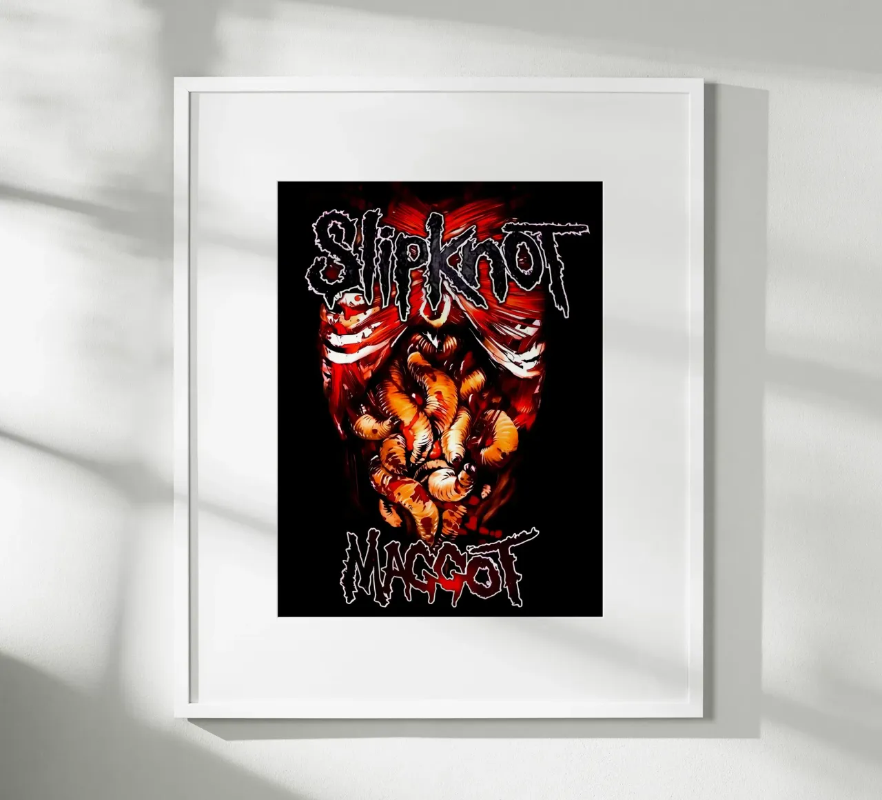 Maggot Version Slipknot Poster carta hahnemühle da TEMONSEOL