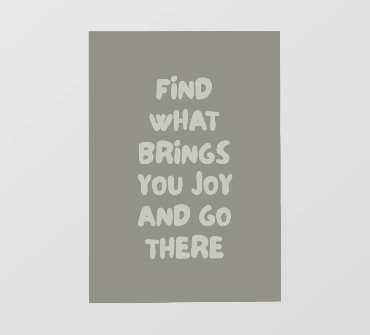 find what brings you joy lámina retroiluminada de PinkCandyWalls