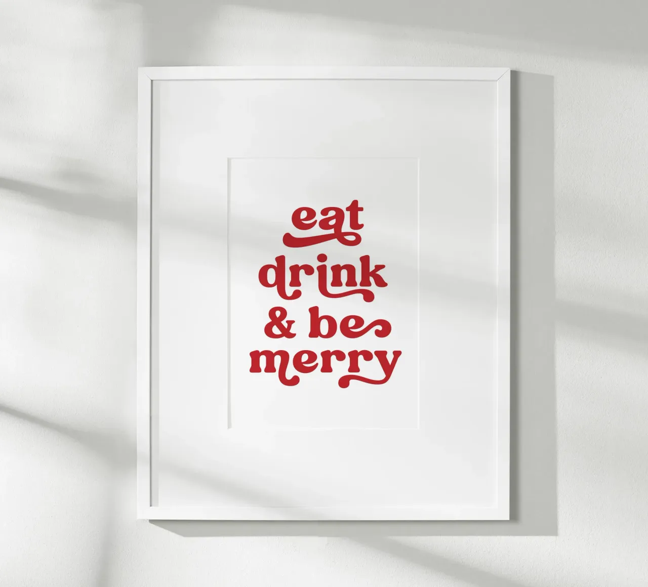 Eat drink and be merry carta hahnemühle da PinkCandyWalls