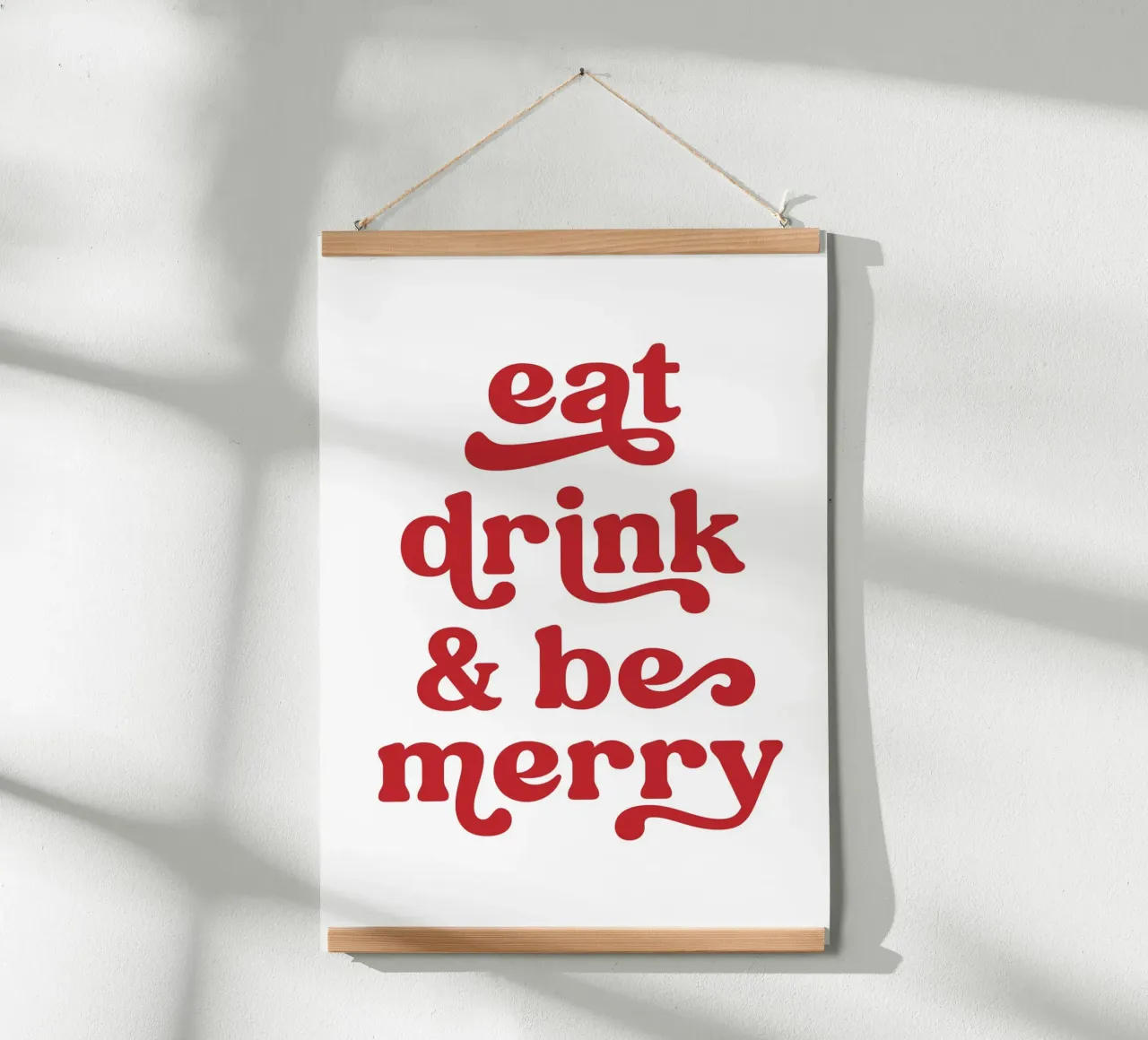 Eat drink and be merry carta hahnemühle da PinkCandyWalls
