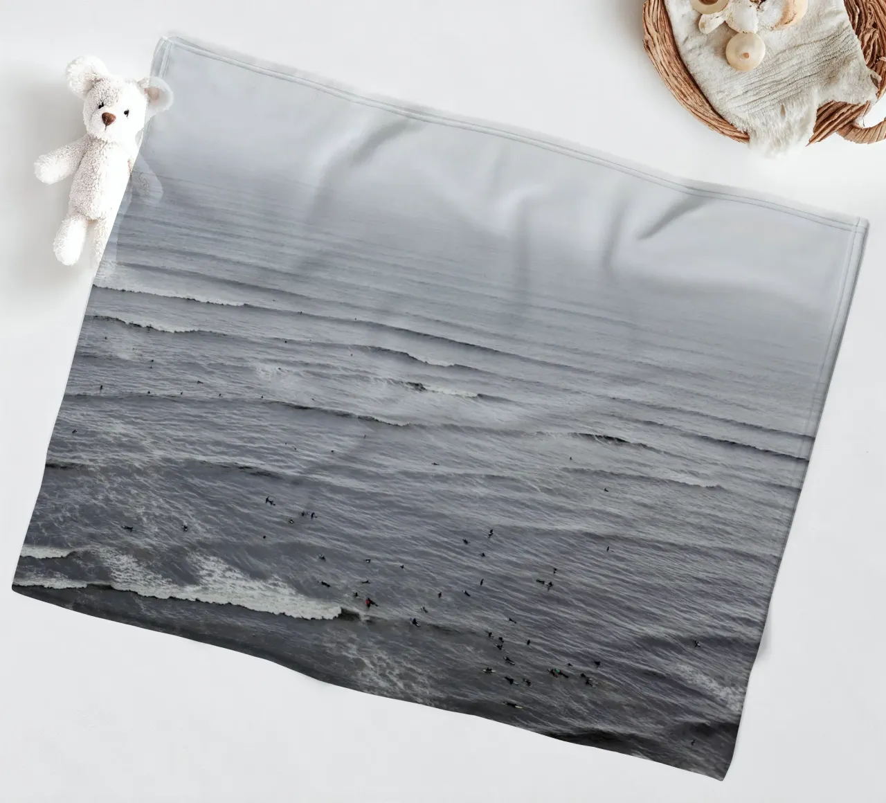 Surfista a Lima - Millaflorres (Perù) coperta in pile da fotokunst