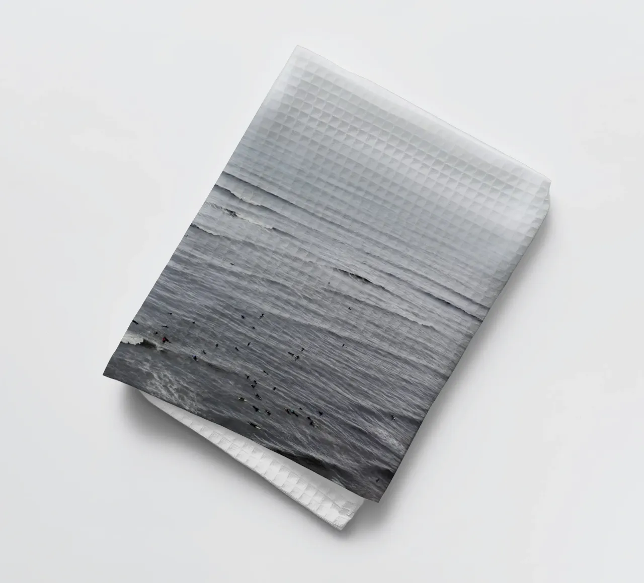Surfeurs à Lima - Millaflorres (Pérou) torchon de Simon Koy