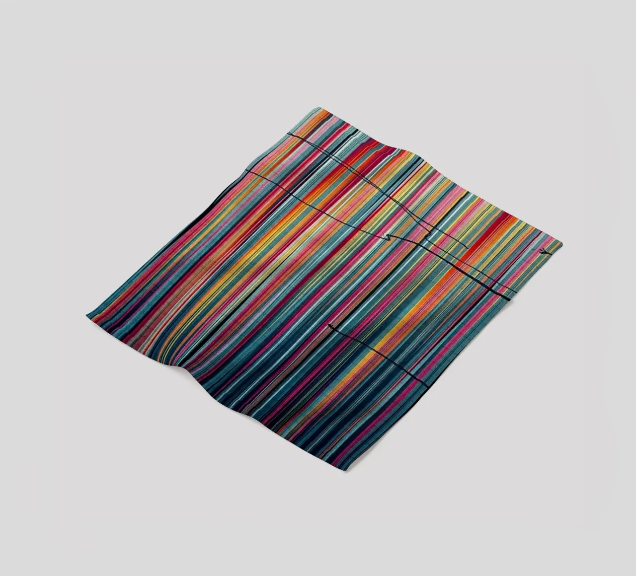 Vibrant Spectrum: A Modern Abstract Vertical Line Art fleece blanket by Artistic-shop