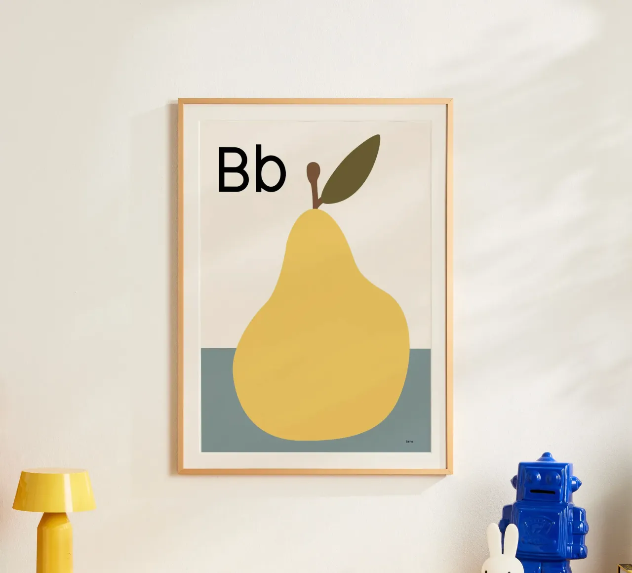 Pear poster by PurePeachStudio