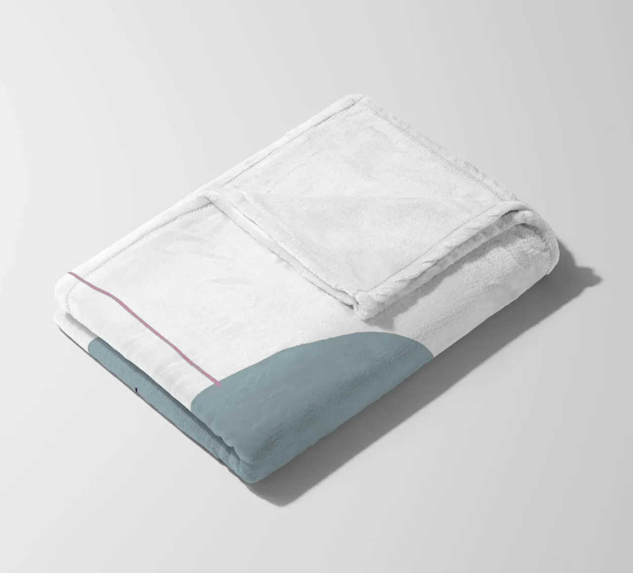 Guaina per albero di Natale con viso blu coperta in pile da Sophie Augustin Illustration