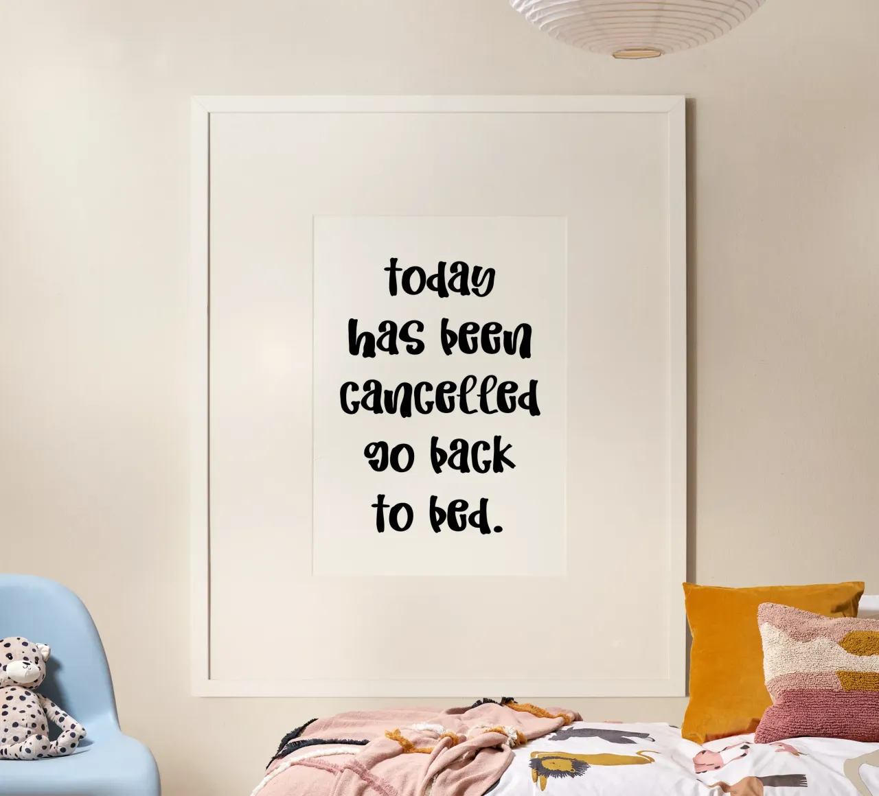 Today has been cancelled poster da PinkCandyWalls