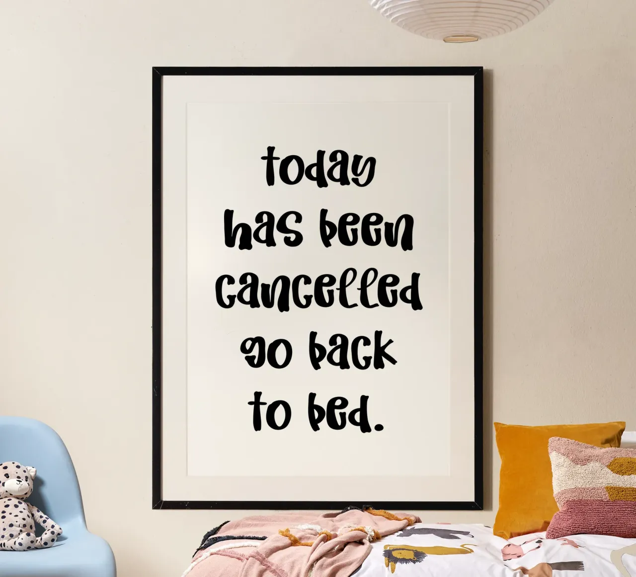 Today has been cancelled poster da PinkCandyWalls