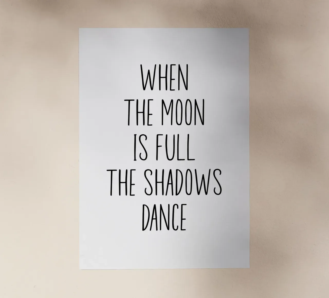 When the moon is full pellicola backlit da PinkCandyWalls